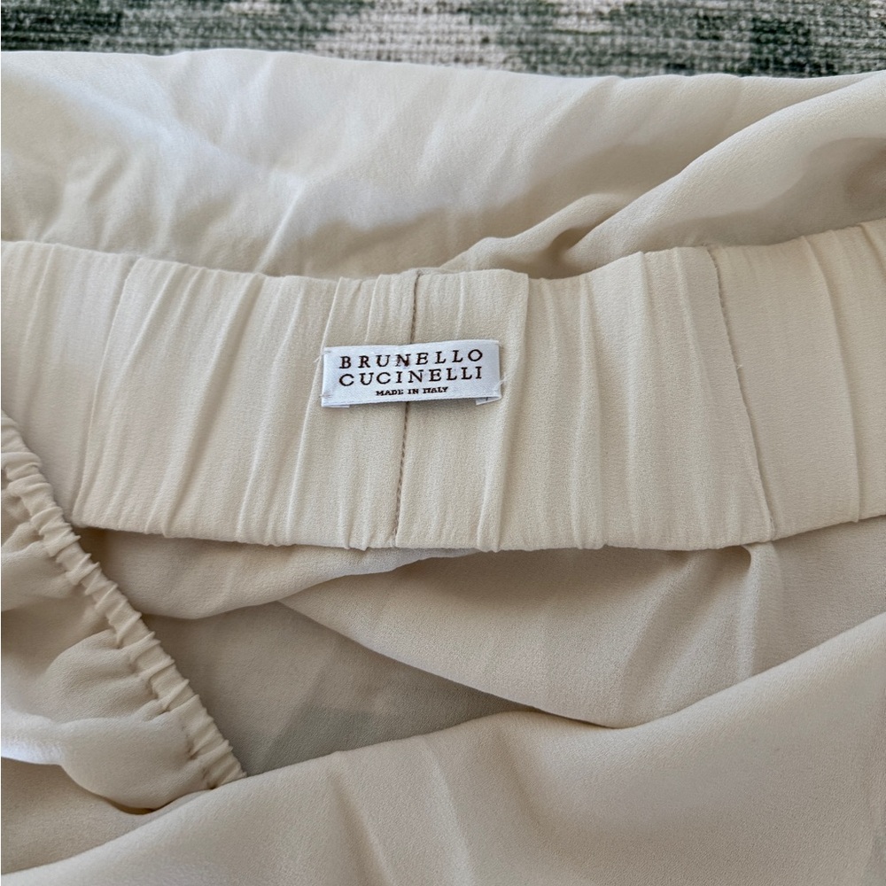 Brunello Cucinelli Beige Skirt